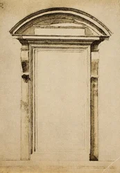 Window (drawing by Michelangelo)